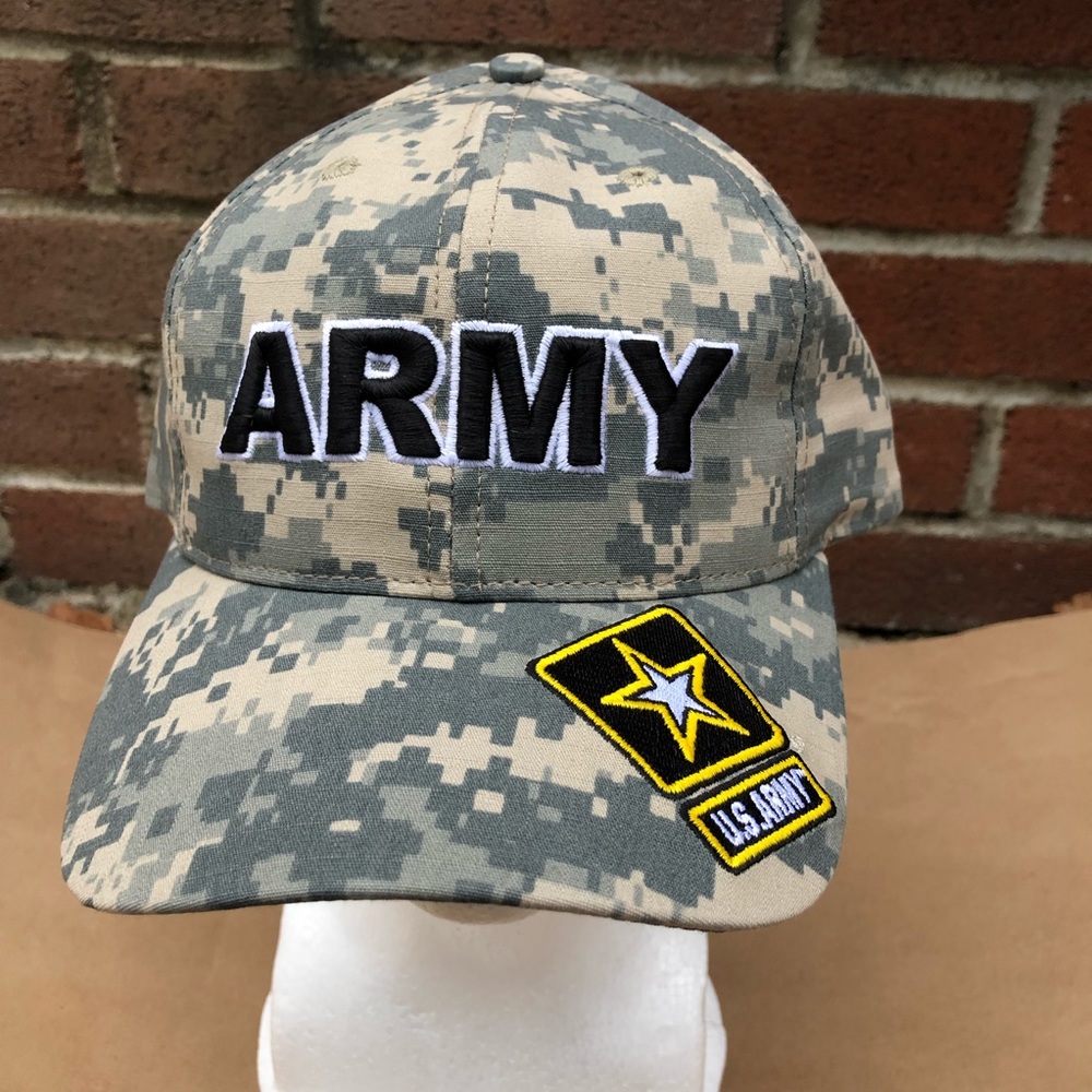 Army digital camo ballcap hat